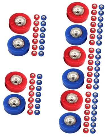 UPKOCH 5 Series Mini Bolas De Tejo De Mesa Deslizante Bolas De Tejo De Repuesto para Suministros para Juegos De Tejo Accesorios Mini Bolas Deslizantes 20 Piezas x 5