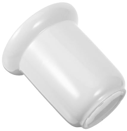 Scopino per Wc Bianco in Ceramica, Finitura Opaca | Scopino Contenitore, Bicchiere per Scopino Wc, Tazza Scopino Sospeso