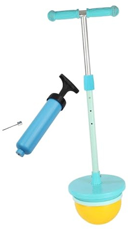 rockible Pogo Ball mit Griffen, Pogo Stick Hüpfball für Kinder, Cute Pogo Bouncing Ball with Handle, Pogo Ball zum Training des Gleichgewichts für Workout Party Geschenk Fitness, Blau