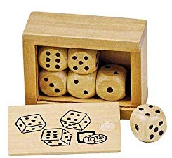 Goki Holzwürfel, 6 Stück