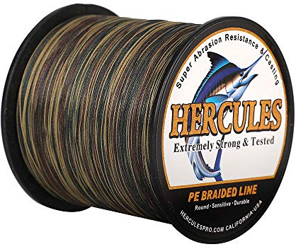 Hercules Super Cast 100m - 2000m 109-2196 Yards Geflochtene Angelschnur 6lb - 100lb Test für Salzwasser Süßwasser PE Geflecht Fischdraht Superline 4 Stränge