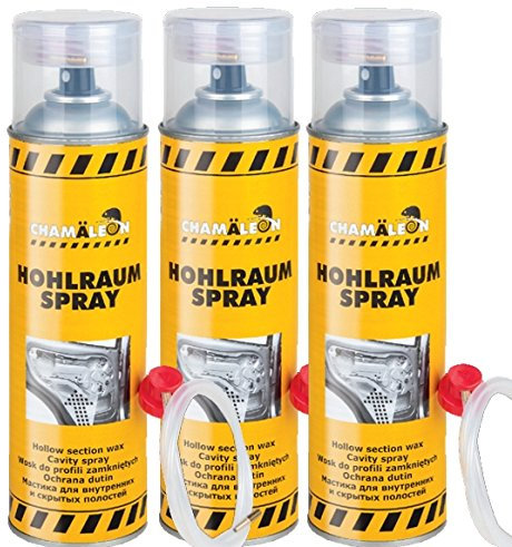 Chamäleon HOHLRAUM 500ml Spray VERSIEGELUNG HOHLRAUMSCHUTZ 1K HOHLRAUMVERSIEGELUNG Hohlraumkonservierer SPRÜHDOSE (3)