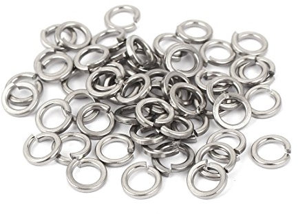 Aexit Rondelle elastiche spaccate a sezione quadrata in acciaio inossidabile da 5 mm x 8 mm 50 pz ID: 591641