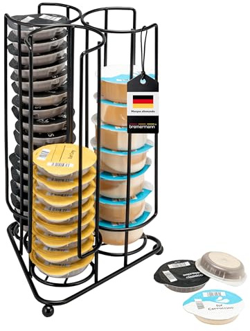 bremermann Kapselständer, Kapselhalter für Tassimo für bis zu 51 Kapseln (schwarz)
