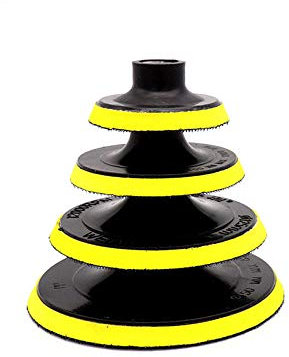 Self-Adhesive Plastic Suction Cup Polishing Pad 3/4/5/6/7 Sandpaper polishing disc Electric polishing Machine Angle Grinder,M14 Threaded Rod