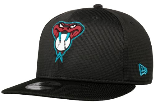 New Era 9Fifty Clubhouse Diamondbacks KepsEra Herrar - flat brim hatt basebollkeps Snapback, med skärm Vinter Höst Vår Sommar Sommar-Vinter - One Size svart