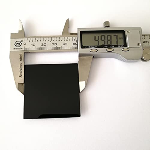 50 * 50 * 2.0mm 312nm ZWB1 UG11 U-340 30 2nm UV Filtro de Paso Banda Ultravioleta de Copa Negra