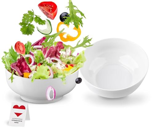 CUENCO DE RAMEN 20,5 cm, juego de 2 piezas, porcelana, blanco cálido CUENCO DE SOPA Shiro, capacidad de hasta 1200 ml, para ramen japonés y platos de fideos pho vietnamitas, ensaladas y postres