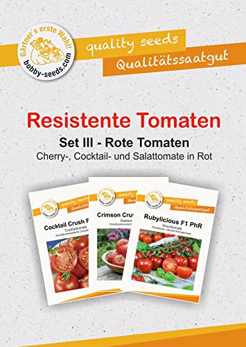 Resistente Tomaten Set III Rote Tomaten Tomatensamen von Bobby-Seeds