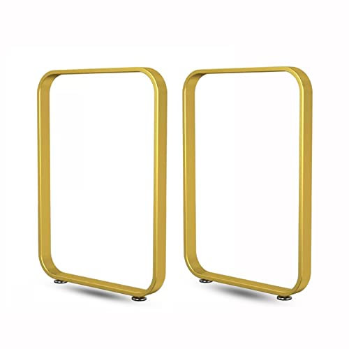 Tischkufen Stahl Tischgestell, 72,5 Cm Hoch Tischbeine Metall, Stangenbeine, Tischbeine Für Couchtisch, Sockel Für Schränke, Esstischgestell, DIY Möbelfüße Einfach Zu Montieren ( Color : Gold , Size :
