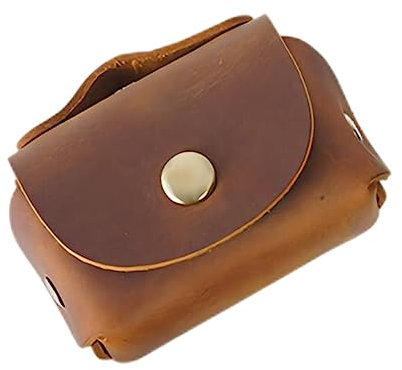 CALLARON Münztaschen Aus Echtem Für Autoschlüssel Schlüssetasche Mit Schutz Vor Kratzern Und Abnutzung Kompakte Schlüsselhalter Für Schlüssel Und Münzen