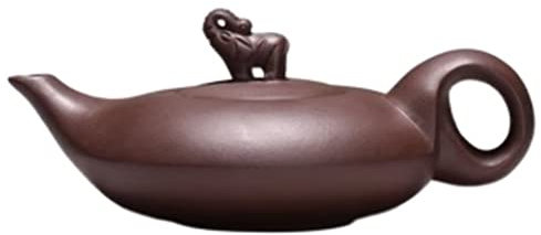 Tetera Marroqui Tetera De Arcilla Morada De 200ML, Teteras De Arcilla Mineral Tetera Turca