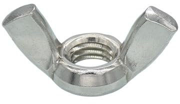 FANNIXI Big Ear Hand Tight Mutter M3 M4 M5 M6 M8 M10 M12 Flügelmuttern 304 Edelstahlmuttern (Size : M10(10PCS))