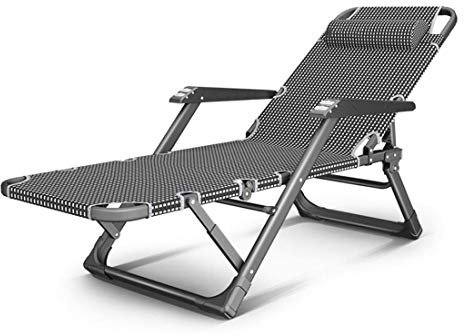 LFNXOVXF Sonnenliegestuhl Gravity für den Garten, Klappbarer Liegestuhl, Faltbare Liegestühle, Robustes Metall, tragbares entspannendes Liegebett, Gartenmöbel für Rasen, Außenterr