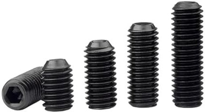 Aqxypas 100 Teile/los Headless Stellschraube M5 Kohlenstoffstahl Innensechskant Stellschraube Härte 12,9 Grade(8mm x100pcs)