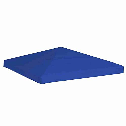 Strapazierfähiges Oxford-Gewebe, Ersatzplatte für 3 x 3 m Pavillon, Grillpavillon, Dach-Sonnenmarkise für den Außenbereich, Garten, Hof, blaue Überdachung, Dachabdeckung (300 x 300 cm)