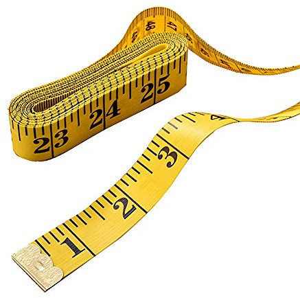 Generic 120 Inch 300cm Tape Measure, Soft Plastic, Dual Sided, Easy to Read, Metal Ends, ±1/16 Inch Accuracy, For Sewing, Tailoring, Body Measurement