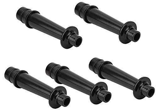 SUNGOOYUE 5pcs Vertikales Mundstück Ersatz, Lebensmittelqualität ABS, Guter Ersatz mit Universellem Gerade Mundstück für 32/37 Schlüssel Melodica,