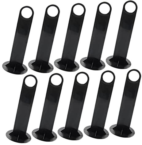 Yardwe 2 Ensembles Égouttoir À Logo Cônes D'entraînement De Football Échelle De Football Plat Entrainement Football Accessoires Foot Matériel d'entrainement De Foot PP Black 10 Pièces * 2