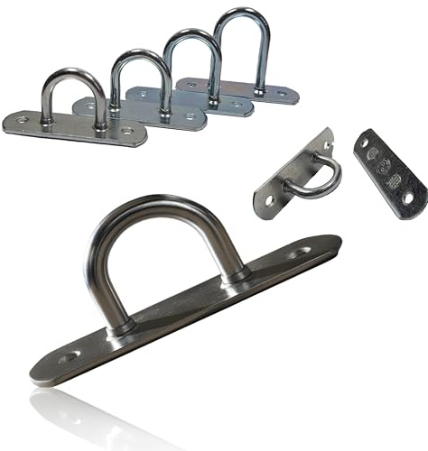 EnB Bügelkrampe 51x25 mm – 20 Stück verzinkte Anhängerhaken Made in Germany – stabile & rostfreie Planenbefestigung – Anhängerzubehör für Trailer, Pritsche & Boot
