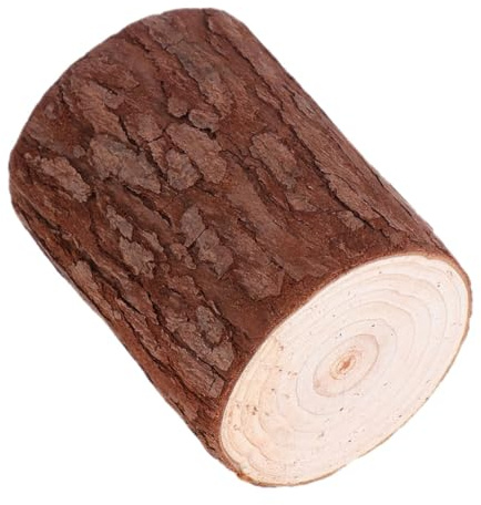 VALICLUD Natural Large Wood Pile Candle Holder Rustic Wooden Stump Tealight Candleholder for Home Decor Wedding Centerpieces Table Decoration