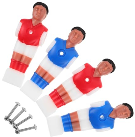 FUNOMOCYA 2 Juegos Figuras Sustitución Futbolín Plástico Resistente para Juego Familiar Oficina Reuniones Sociales