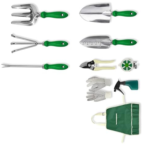 Set di pala da giardinaggio da giardino Pala a mano per scavare trapianto lavoro del suolo Impugnatura antiscivolo Strumento di giardinaggio in acciaio inossidabile