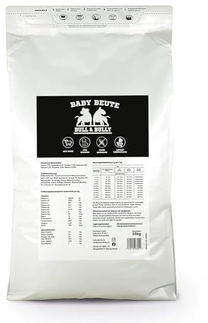 Hundefutter Baby Beute Hundefutter Trocken – Trockenfutter für Hunde 10Kg | Tierärztlich entwickeltes Hundetrockenfutter Premium Dog Food mit Beef Protein – Energiereiches Hundefutter von BULL & BULLY