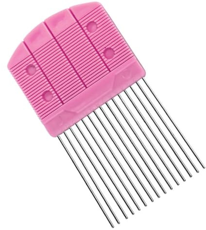 GRIRIW Strumento per Quilling Portatile Denti a Pettine ad Alta Elasticità in Plastico Colore Rosa per Uso Paper Quilling, per Lavorazioni Artigianali di Carta