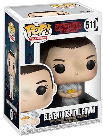 Funko Pop! Television: Stranger Things - Eleven Hospital Gown - Elf - Vinyl-Sammelfigur - Geschenkidee - Offizielle Handelswaren - Spielzeug Für Kinder und Erwachsene - TV Fans