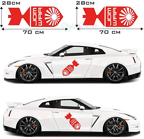 JDM Aufkleber Japan Girly Bomb Auto Sticker Sonne China Japan Shocker Tuning New Stickerbomb JDM Made in Japan Rising Sun