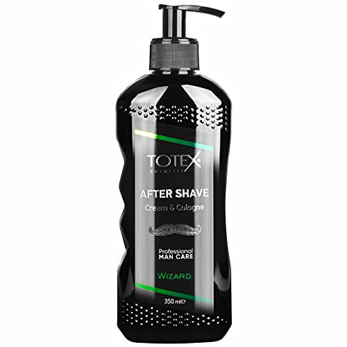 Totex Shave Style Crème Après-Rasage & Cologne Wizard Baume Après-Rasage Doux Rafraîchir Peau Sensible Pour Hommes 350ml