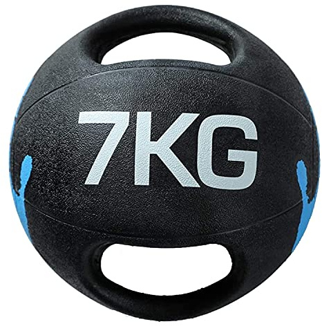Medicine Ball Double Handle Fitness Medicine Rubber Ball, Core Strength Training Aerobics 4kg/5kg/6kg/7kg/8kg/9kg/10kg (7)