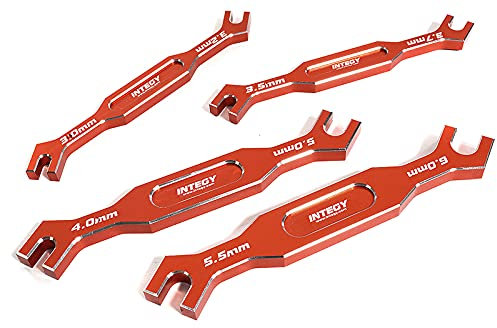 Integy RC Model Complete Turnbuckle Wrench Set (8 Sizes) 3, 3.2, 3.5, 3.7, 4, 5, 5.5 & 6mm