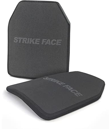 WAOBE Placa de Chaleco antibalas - NIJ IIIA Nivel PE Placa Protectora de Espalda y Pecho Placa de inserción Independiente para protección de Seguridad Personal / 1pcs