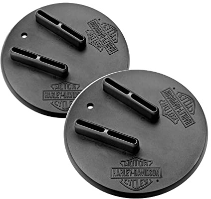 HARLEY-DAVIDSON B & S Jiffy Stand Coaster - Seitenständer-Unterlage Anti-Rutsch, 2er Pack