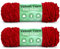 Samtiges Babygarn, 2er-Pack à 200 g – Velvet Dolphin Wolle zum Häkeln, Weben, Bastelgarn, samtige Mikropolyester-Strickwolle mit Kunststoff-Big-Eye-Nadel zum Stricken/Häkeln