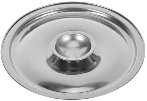 OKUMEYR Kleiner Topf Ersatzdeckel Unverzichtbarer Topfdeckel aus Edelstahl universeller Pfannendeckel für Bratpfanne Topfabdeckung 12cm Durchmesser