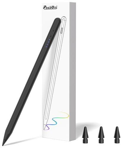 Stift 2. Generation für iPad 2018–2026, 15 Minuten, Schnellladestift, kompatibel mit iPad 10/9/8/7/6,Pro 11” / 12,9”/ M4, Air 3/4/5/M2,Mini 7 (A17 Pro)/6/5