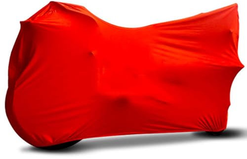 WWITH Funda para Moto para Yamaha YZF-R6 RJ09 (2004), Cubiertas de Tela elástica Motocicleta, Protector UV, Cubierta a Prueba de Polvo,C Red