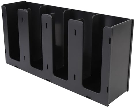 Fockety Distributeur de gobelets en papier, distributeur de gobelets à café à 4 compartiments, porte-gobelets jetables avec couvercle, porte-gobelets en papier acrylique pour comptoir,