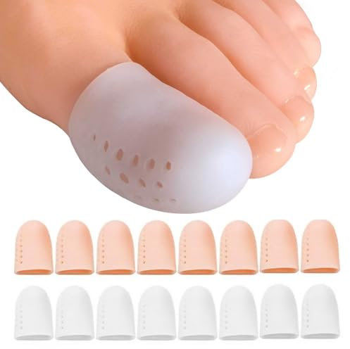 16 Pezzi Protezione Alluce, Copri Alluce Silicone, Proteggi Alluce, Copri Alluce Calli