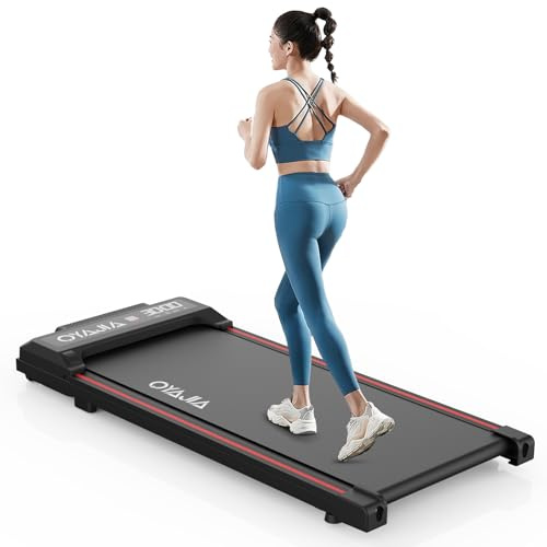 Walking Pad,Laufband für Zuhause, Laufband Schreibtisch, Fernbedienung & App Steuerung, LED-Anzeige, Leiser Motor, Leicht & Kompakt Mini laufband für Zuhause & Büro