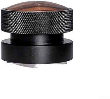 Distributore di caffè in noce e acciaio inox con impugnatura ergonomica per il massimo controllo durante l'uso (58 mm)