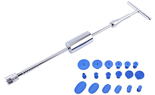 Qii lu T-Puller Dent Auto Riparazione Strumento Car Repair Tool + 18pz Ventosa