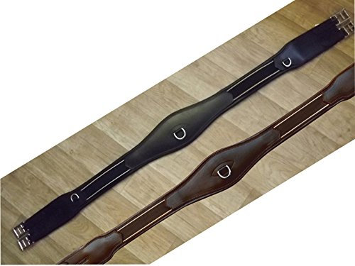 Euroriding Sattelgurt, Langgurt 'Orlando' Natural Line in schwarz, Farbe/Größe:schwarz 140 cm (10125012)