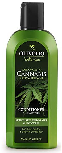 Olivolio botanics 96% natürliche Haarspülung/Conditioner mit 100% Bio Cannabis/Hanföl - ohne Mineralöl und Parabene - 200 ml