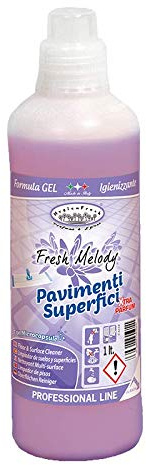 HygienFresh Fresh Melody Sapo Pavimenti e Superfici Detergente Sgrassante Deodorante Igienizzante Linea Professionale 1l