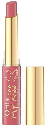 Eveline Cosmetics Oh! My Kiss Veganer Lippenstift mit Sheabutter - Dear Hannah Farbton - Feuchtigkeitsspendende & Nährende Lippenpflege