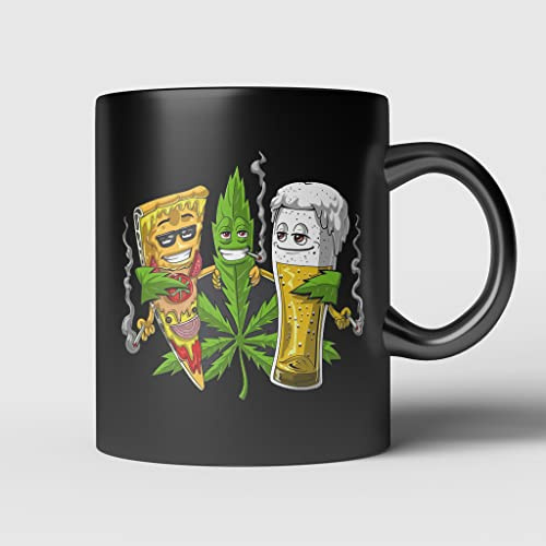 934 Drinking Cup Personalised Travel Mug Colorful Coffee Cups 330Ml Weed Cannabis Stoner Hippie Marijuana Funny Beer Pizza Stoner Weed Stoner Ganja Pot Smoker Gifts